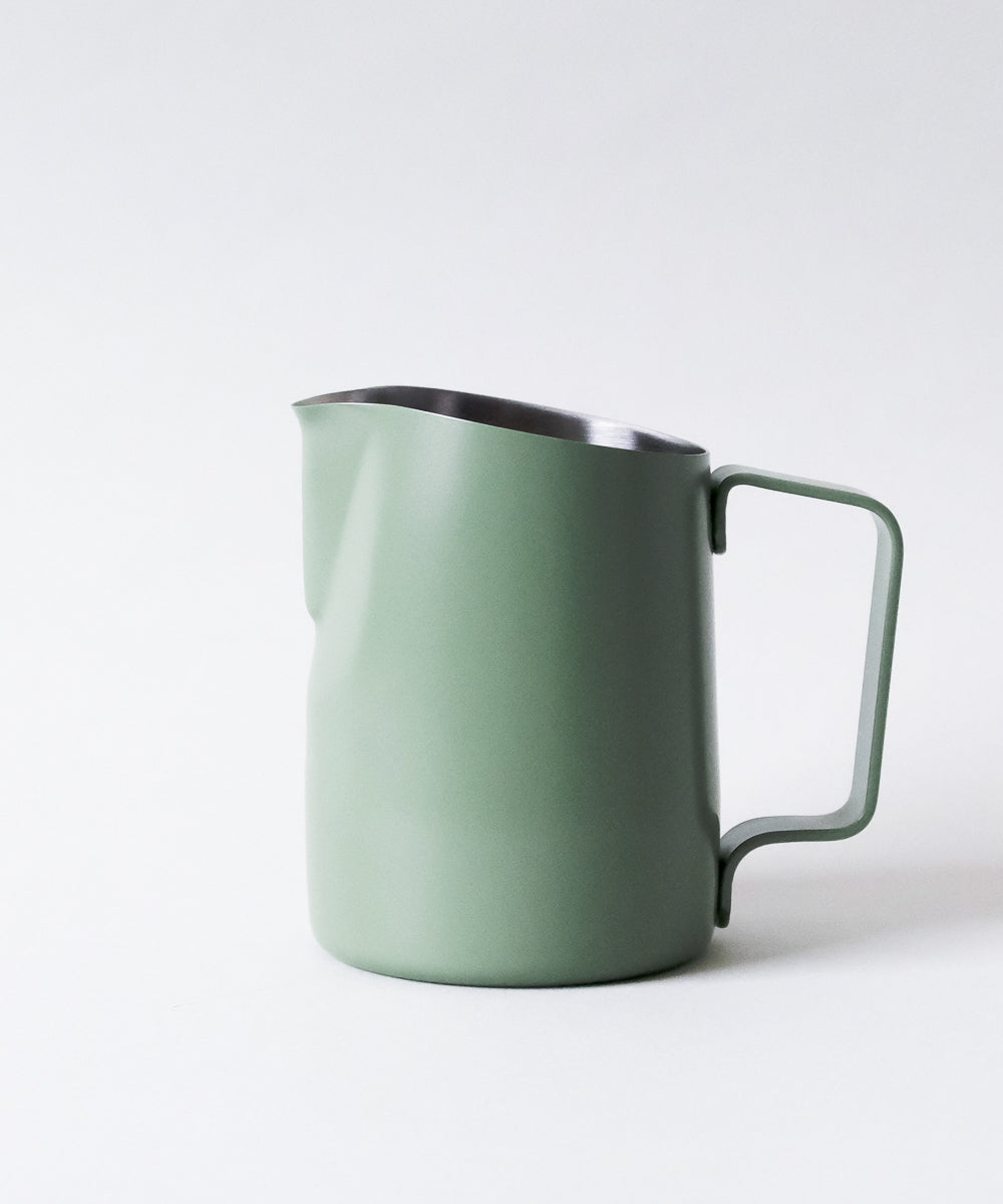 SLOW POUR SUPPLY® x WPM Pitcher with Wide Spout in Moss Green (15